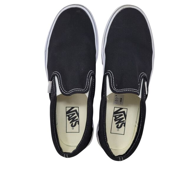 Vans Off The Wall Classic Slip On Canvas Skate Shoes Unisex Men 7 Women 8.5 - Picture 3 of 8